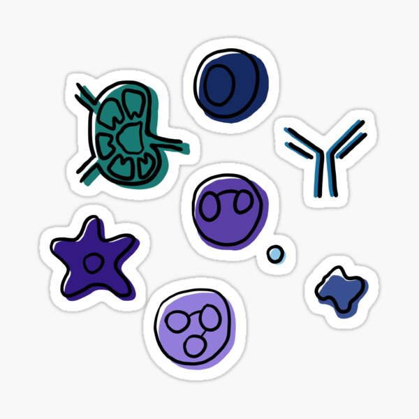 Item preview, Immune Cells - Color designed and sold by Hodgepodge Bricolage.