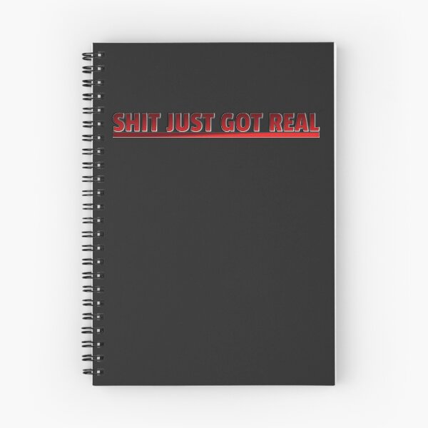 Item preview, Shit Just Got Real  designed and sold by HiddenStar02.
