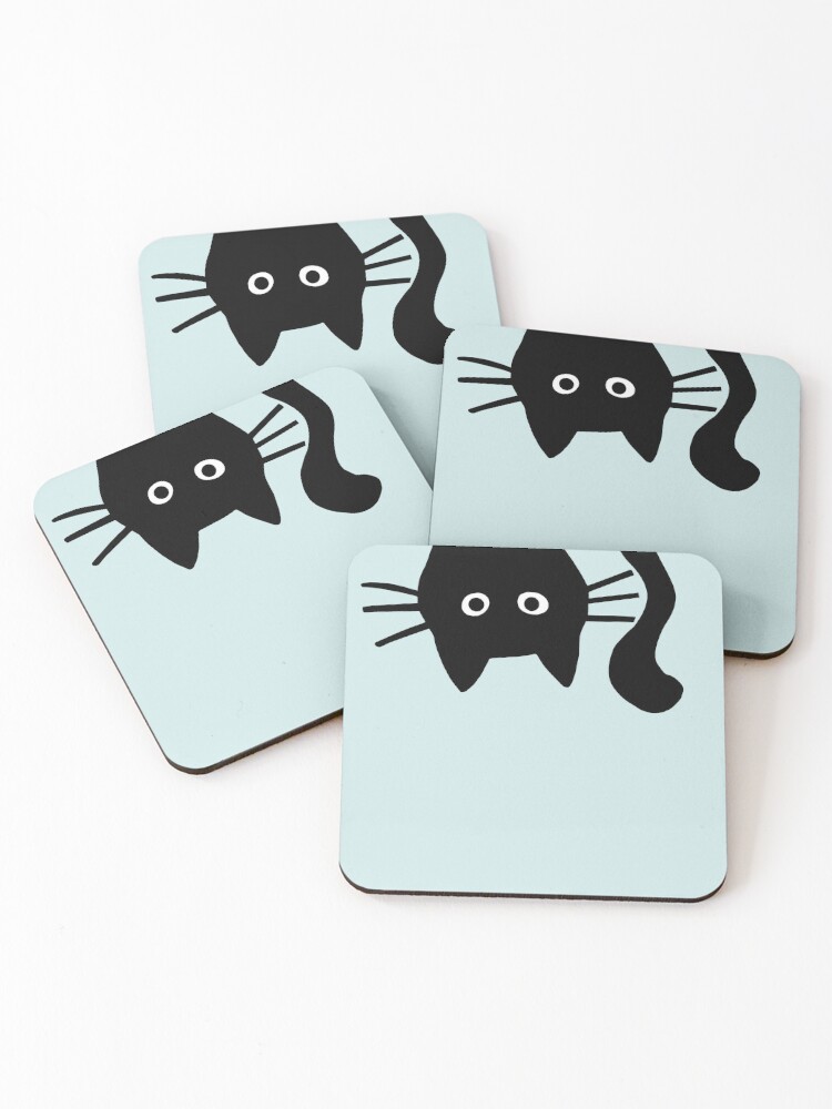 Cat Coasters - Set of 4