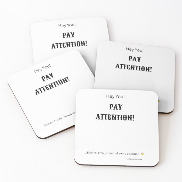 Item preview, Pay Attention designed and sold by ellipsiswit.