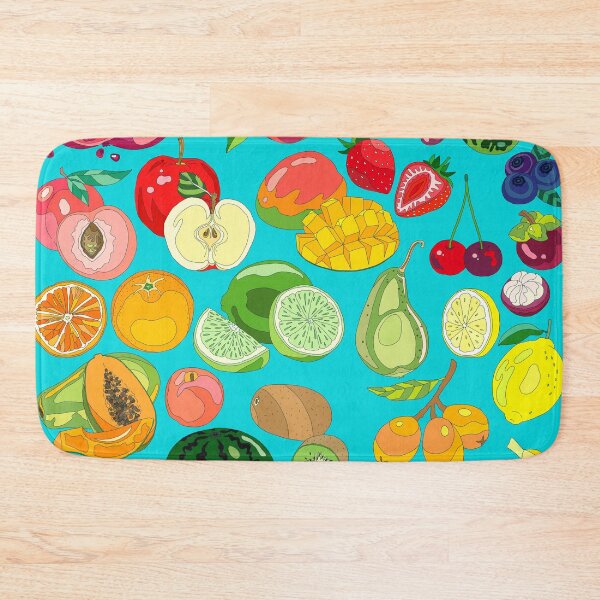 Item preview, Fruits Paradise in Turquoise Blue designed and sold by m-lapino.