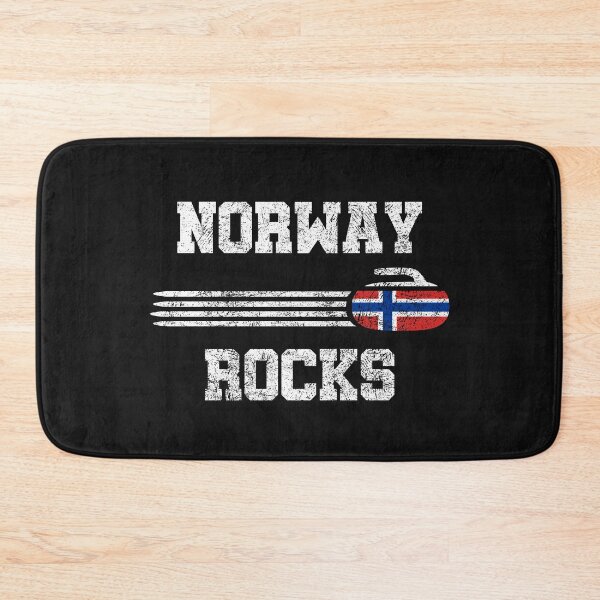 Item preview, Curling Norway Rocks Curling Stone T Shirt designed and sold by Dan66.