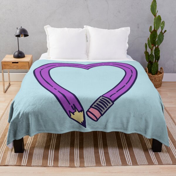Item preview, Pencil Heart - Purple designed and sold by MOREDANKMEMES.