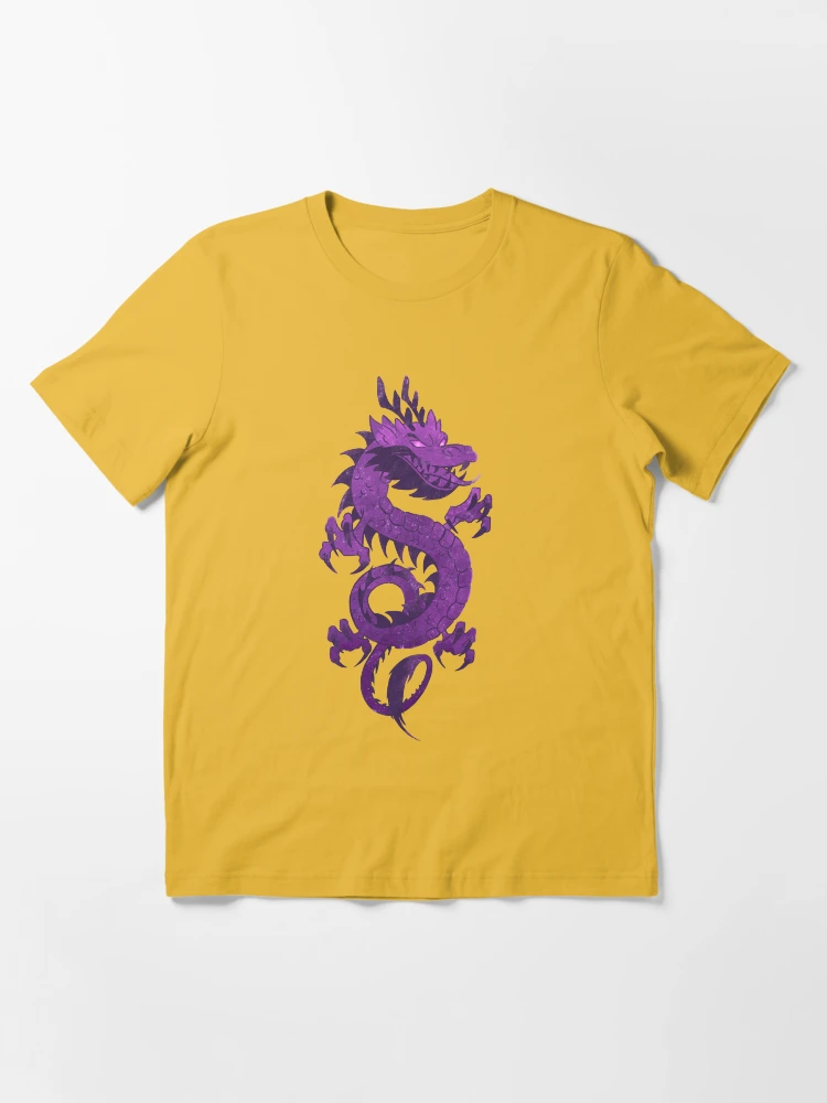 T-shirt Feminina Gold Dragon Roxa