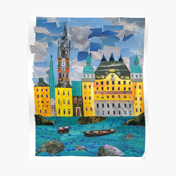 The Rooftops of Stockholm Poster