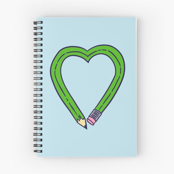 Item preview, Pencil Heart - Green designed and sold by MOREDANKMEMES.