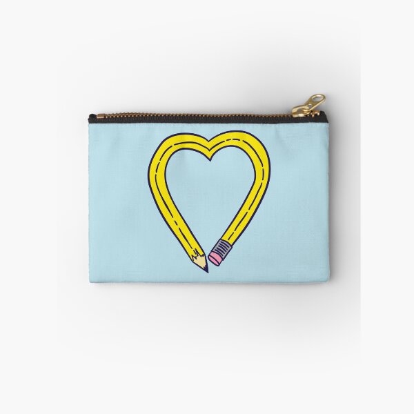 Item preview, Pencil Heart - Yellow designed and sold by MOREDANKMEMES.