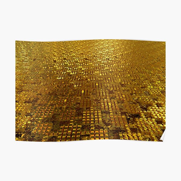 Gold Bars Poster
