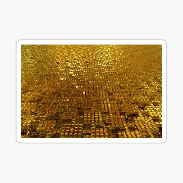 Gold Bars Sticker