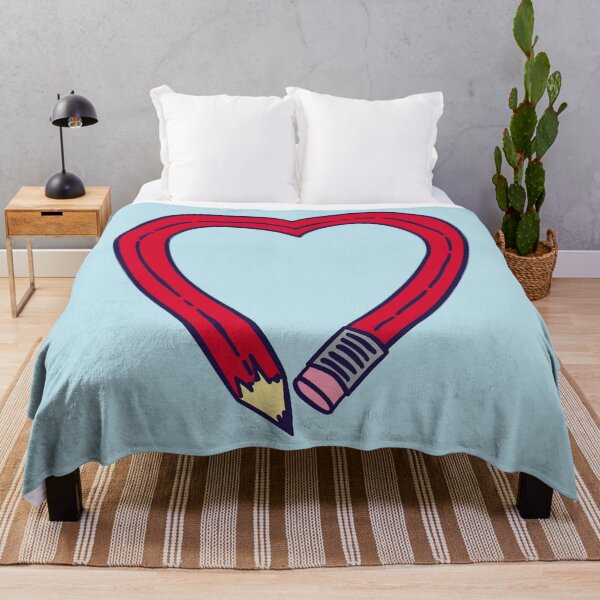 Item preview, Pencil Heart - Red designed and sold by MOREDANKMEMES.
