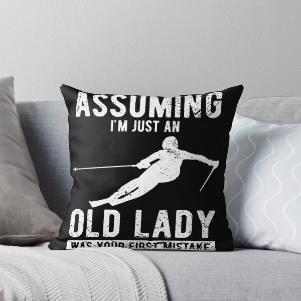 Item preview, Funny Old Lady Skier's T Shirt designed and sold by Dan66.