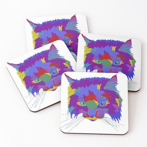 Item preview, Colorful Kitty designed and sold by Allie-cat.