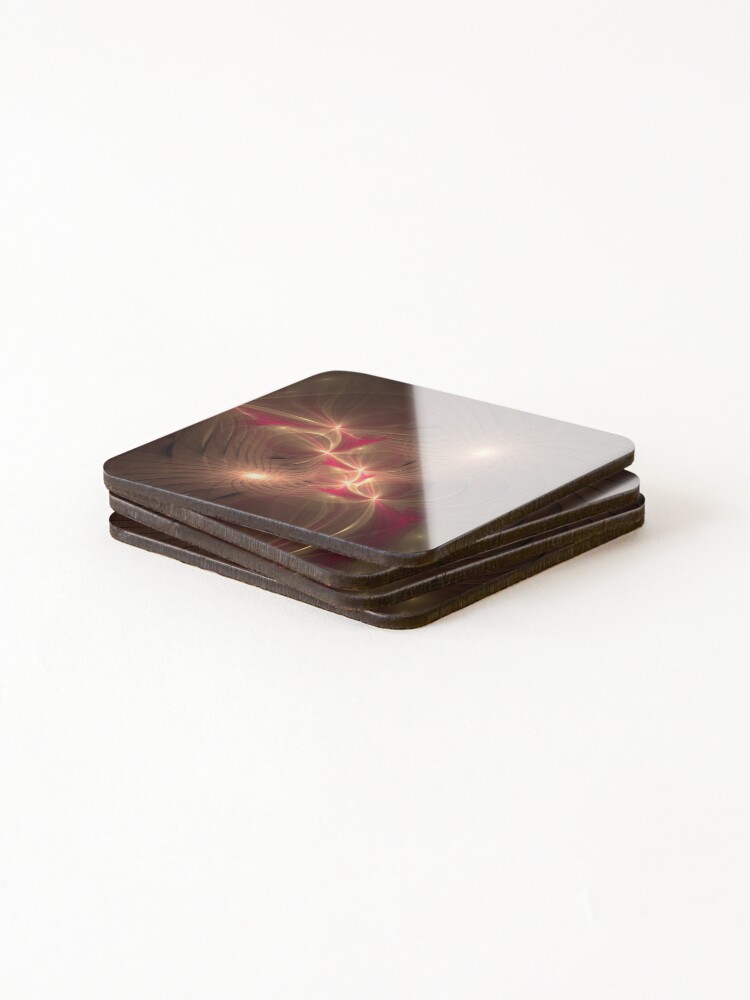Thumbnail 4 of 5, Coasters (Set of 4), Luminous Structure designed and sold by bloorose.