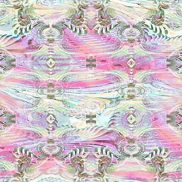 Artwork thumbnail, Raspberry Ripple Fractal Pattern. by MindTravel