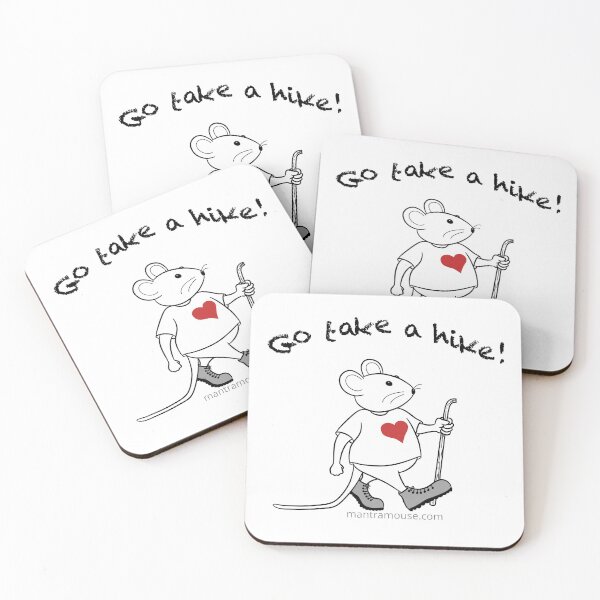 Item preview, MantraMouse® Go Take a Hike! Cartoon  designed and sold by Donna Martini.