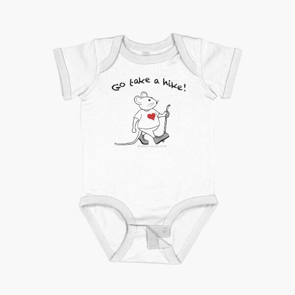 Item preview, MantraMouse® Go Take a Hike! Cartoon  designed and sold by Donna Martini.