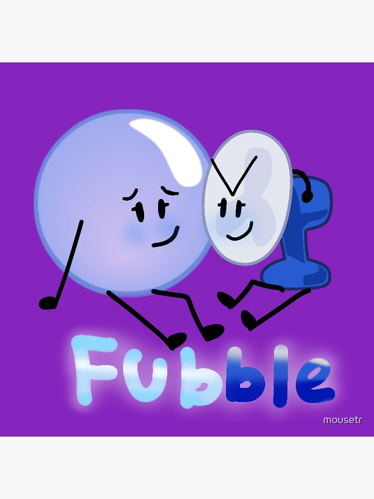 BFB BFDI Fanny and Bubble Full Background | Sticker