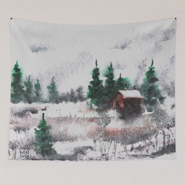 Item preview, Winter Cottage designed and sold by vikingsbooksetc.