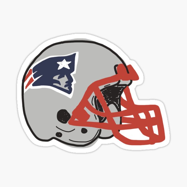 New England Patriots Helmet - Sticker