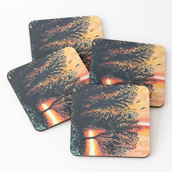 Item preview, Sunset original painting by Rebecca Galeney designed and sold by RebeccaGaleney.