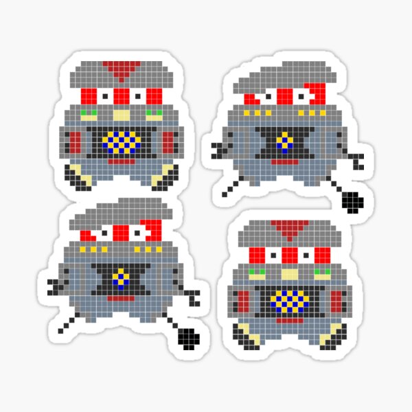 Floaty Robot Buddies (text-free) Sticker