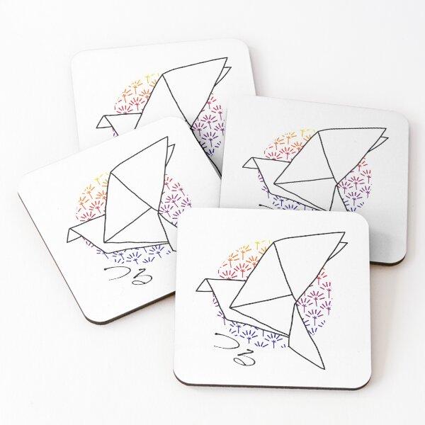 Item preview, Tsuru Paper Crane Sunset designed and sold by b0nnybonbon.