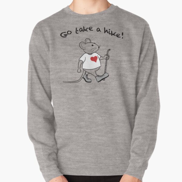Item preview, Copy of MantraMouse® Go Take a Hike! Cartoon with Gray Background designed and sold by Donna Martini.