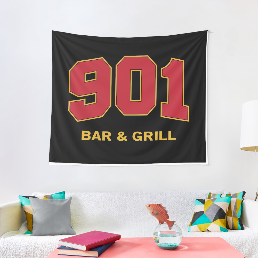 "901 Bar and Grill" Tapestry for Sale by katebowling Redbubble