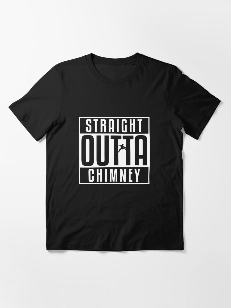 Alternate view of Straight Outta Chimney - Rock Climbing Essential T-Shirt