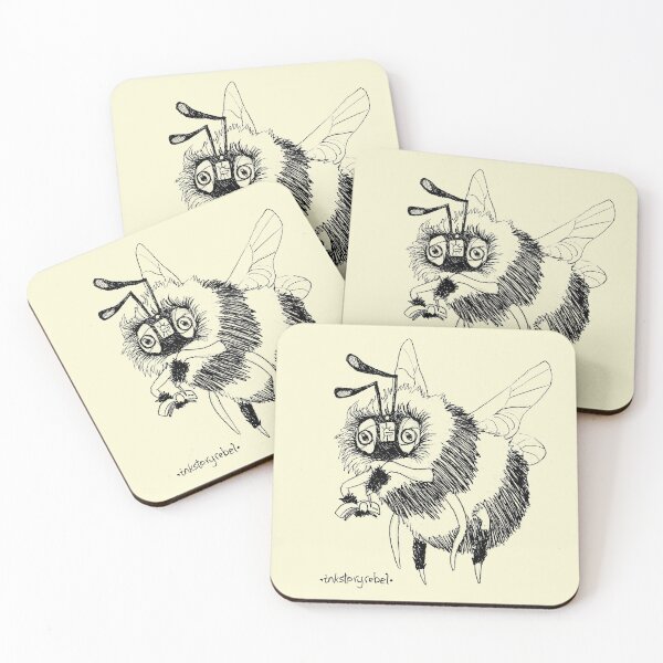 Item preview, Surveillance Bee  designed and sold by inkstoryrebel.