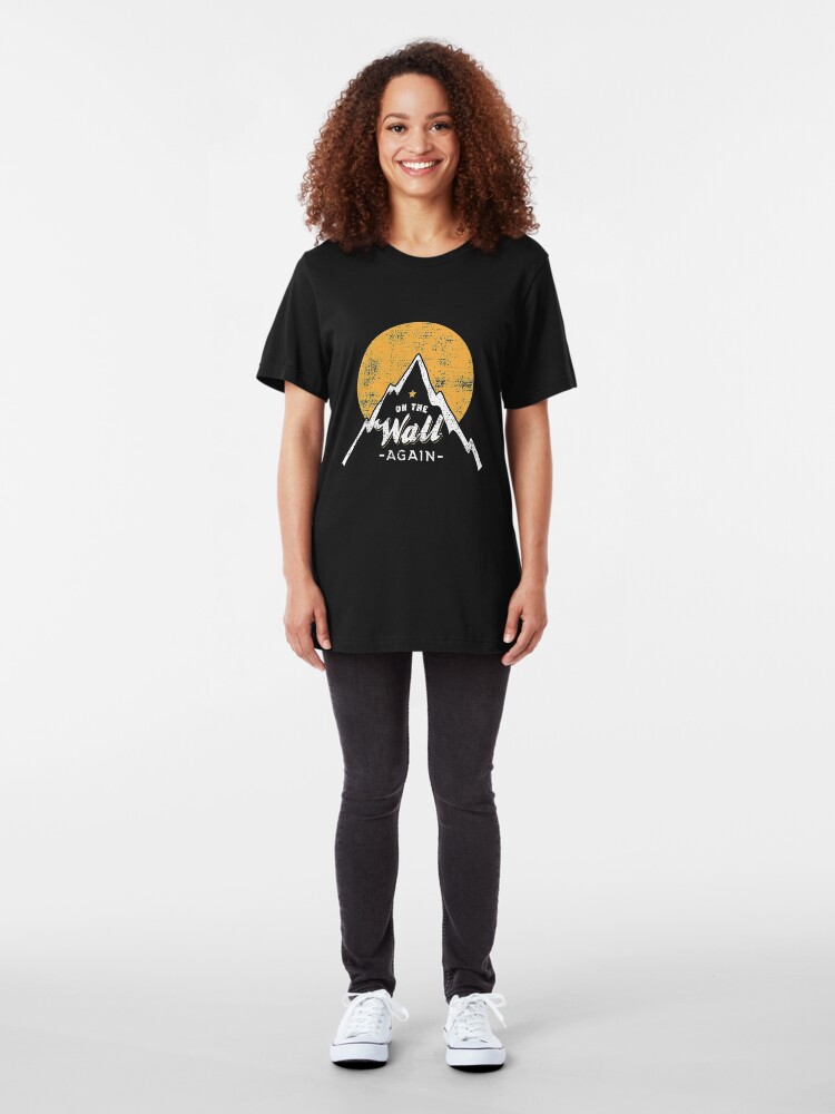 Alternative Ansicht von On The Wall Again - Climbing & Boulder Slim Fit T-Shirt