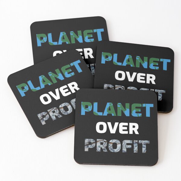 Item preview, Planet Over Profit Climate Change Awareness designed and sold by GasparArts.