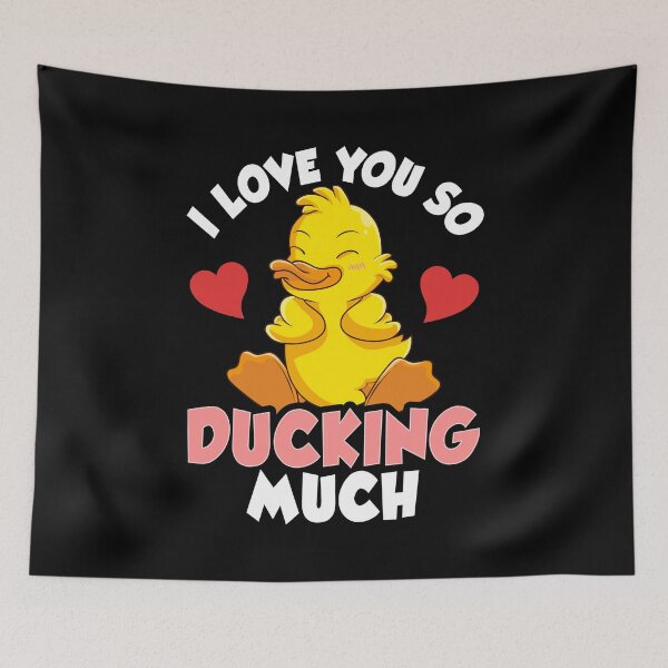 Item preview, I Love You So Ducking Much Adorable Duckling Pun designed and sold by perfectpresents.