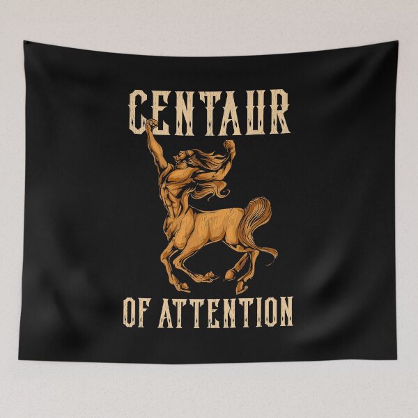 Item preview, Funny Centaur of Attention Pun Greek Mythology Pun designed and sold by perfectpresents.
