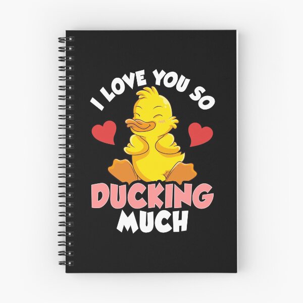 Item preview, I Love You So Ducking Much Adorable Duckling Pun designed and sold by perfectpresents.