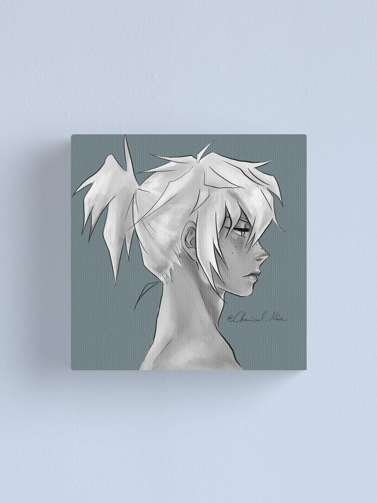 Anime Boy Profile  Art Board Print for Sale by Senakha