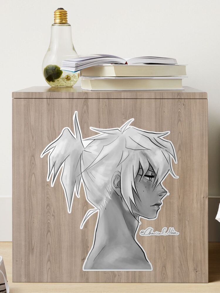 Anime Boy Profile  Art Board Print for Sale by Senakha