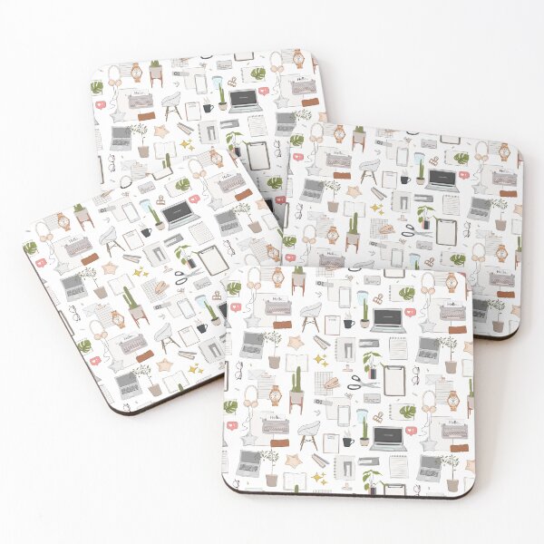 Item preview, Busy office pattern. Business hardworking  office concept designed and sold by Milatoo.
