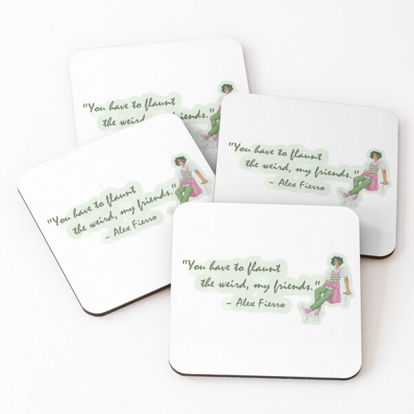 Item preview, Alex Fierro "Flaunt your weird" Quote designed and sold by mundane-arts.