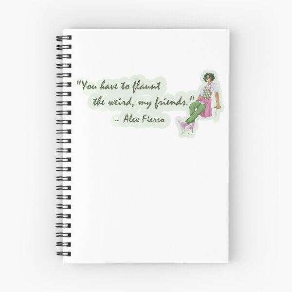 Item preview, Alex Fierro "Flaunt your weird" Quote designed and sold by mundane-arts.