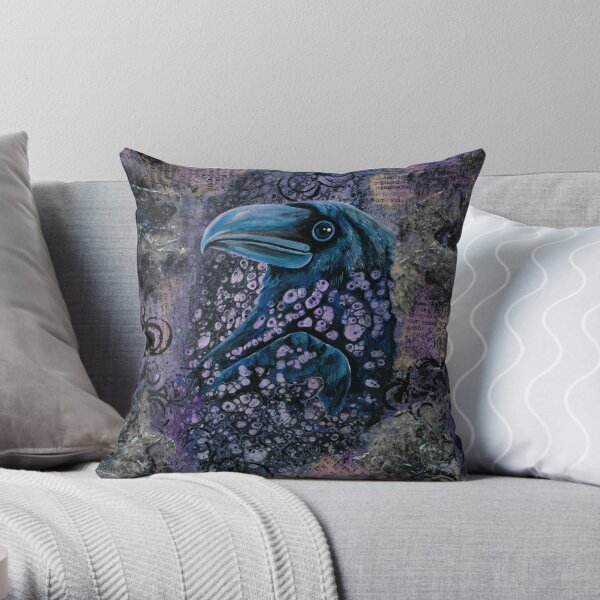 Raven Throw Pillow