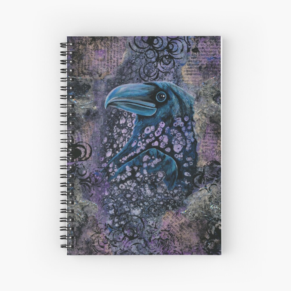 Raven Spiral Notebook