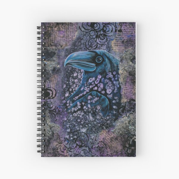 Raven Spiral Notebook
