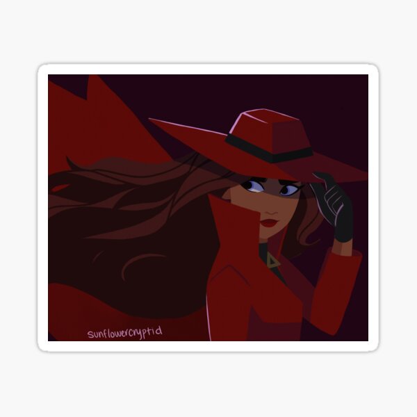 Carmen Sandiego Sticker