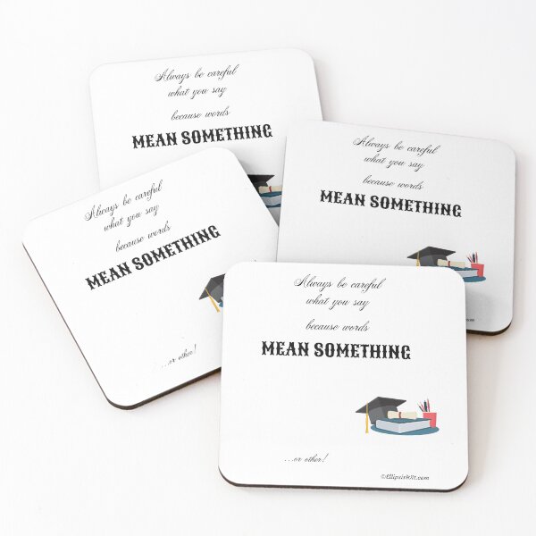 Item preview, Words Mean Something designed and sold by ellipsiswit.
