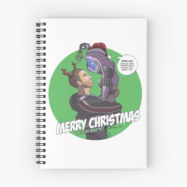Item preview, Shepard & Tali Mass Effect Christmas designed and sold by joshatki.