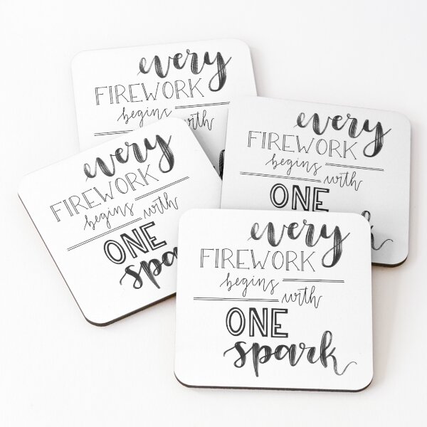 Item preview, Fireworks Quote designed and sold by caseytour.
