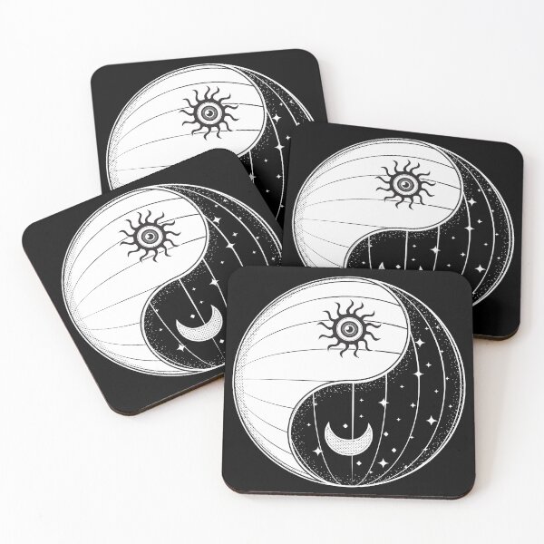 Item preview, Yin Yang Sun and Moon Circle Dualism Symbol Yoga Tao Chinese Philosophy Martial Arts, Aesthetic Clothing designed and sold by MassCtrl.