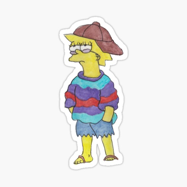 Vista previa del artículo con la obra «genial lisa», diseñado y vendido por rubyoakley.