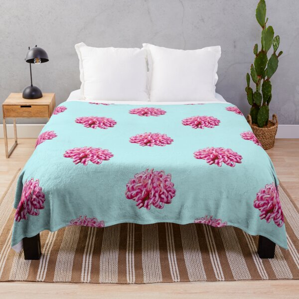 Item preview, The Australian Waratah (Telopea speciosissima) on sky blue designed and sold by ChrissyWild.